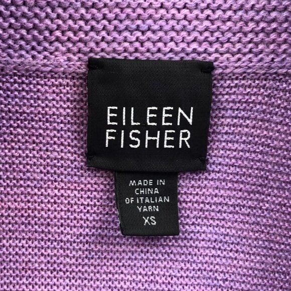 Eileen Fisher Womens Cardigan & Tank Set Size XS Lot Of Two Purple Casual Chic - Picture 2 of 11